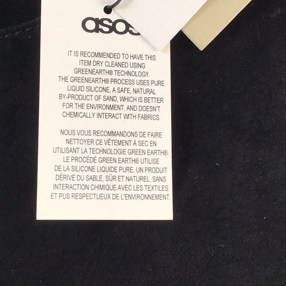 ASOS Black Leather Suede Fringe Top - Picture 7 of 13